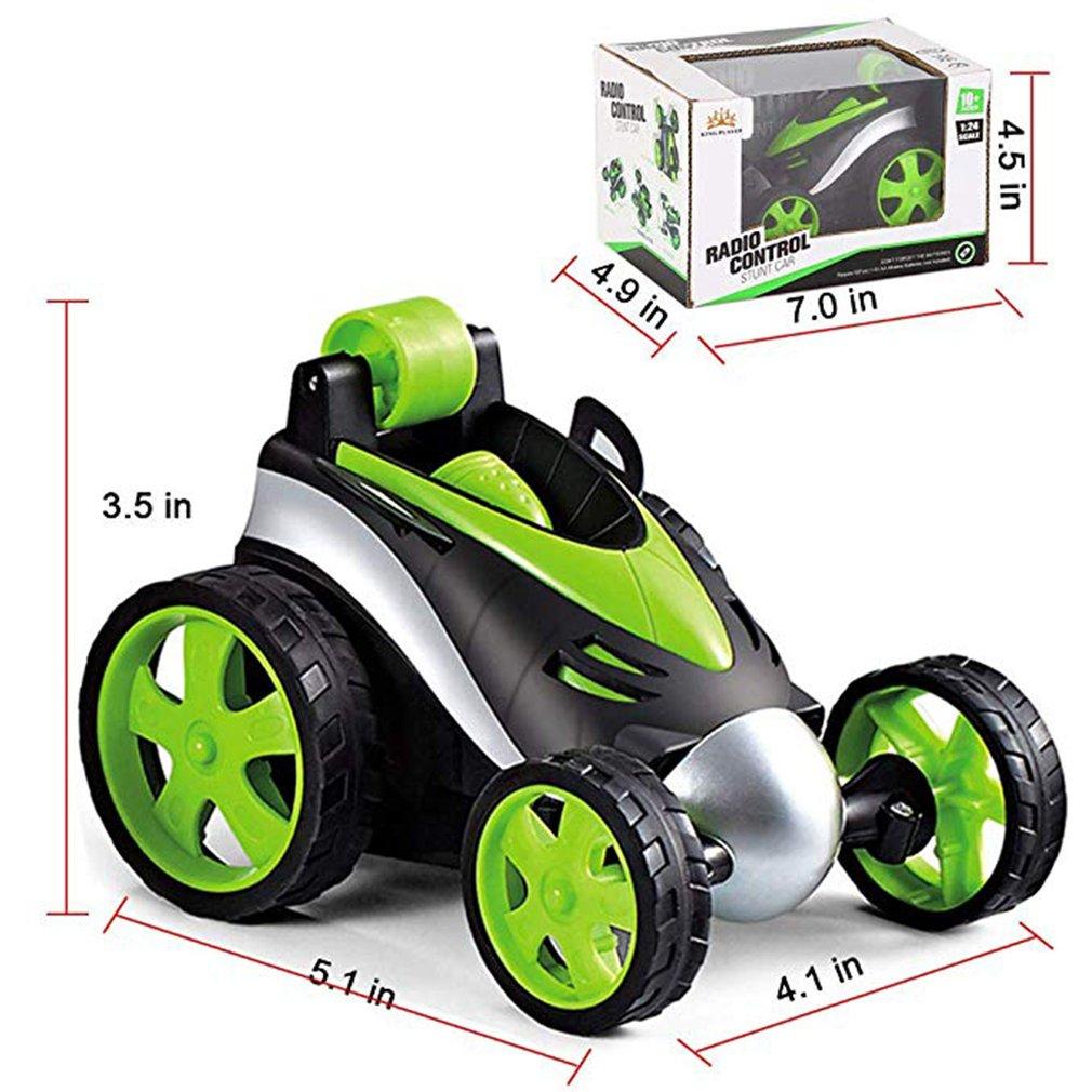 Wireless Remote Control Jumping Flip Wheels Toy Car