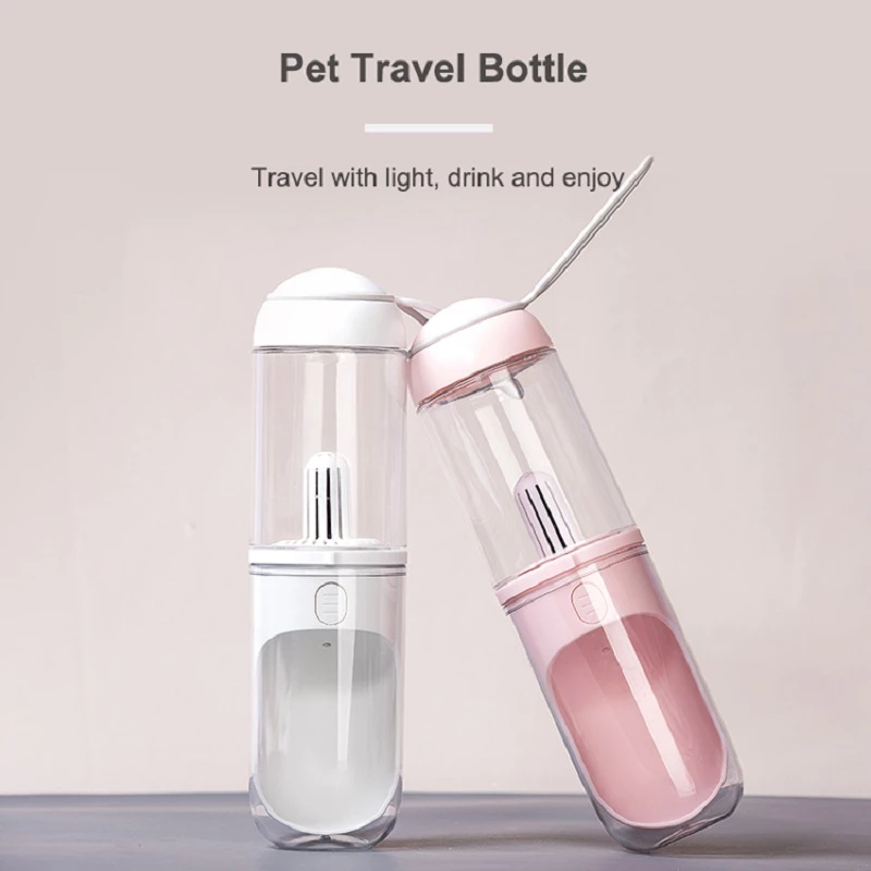 Outdoor Travel Pet Water Dispenser Pet Dog Cat Water Bottle | Lilac Milo