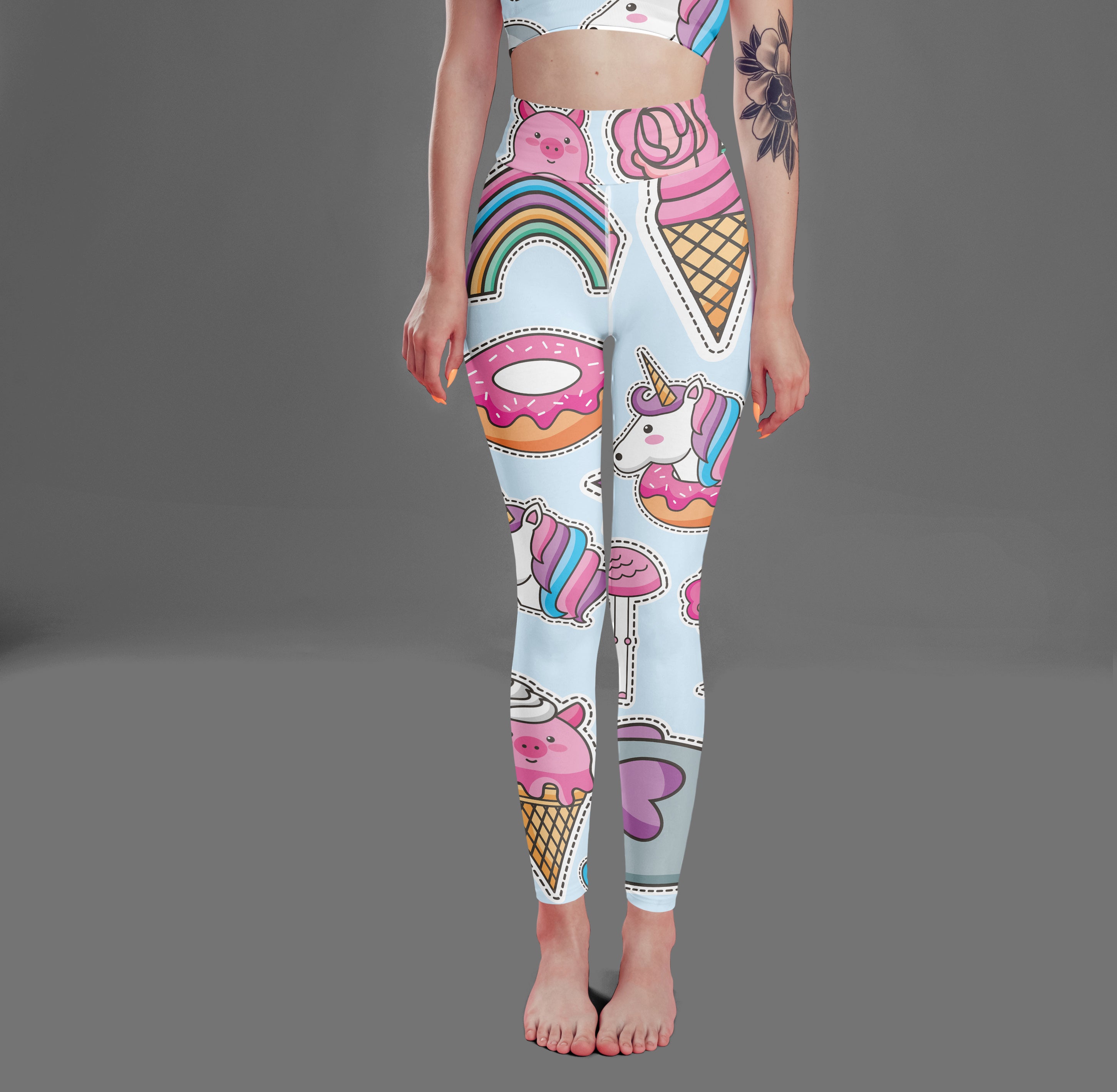 High Waist Kawaii Leggings