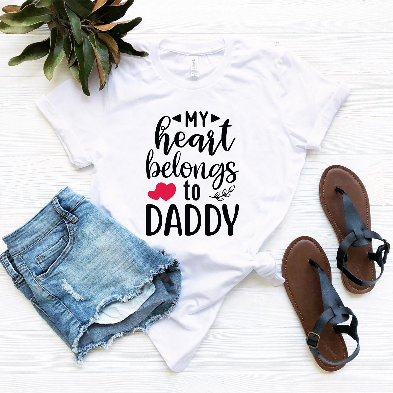 My Heart Belongs To Daddy Shirt