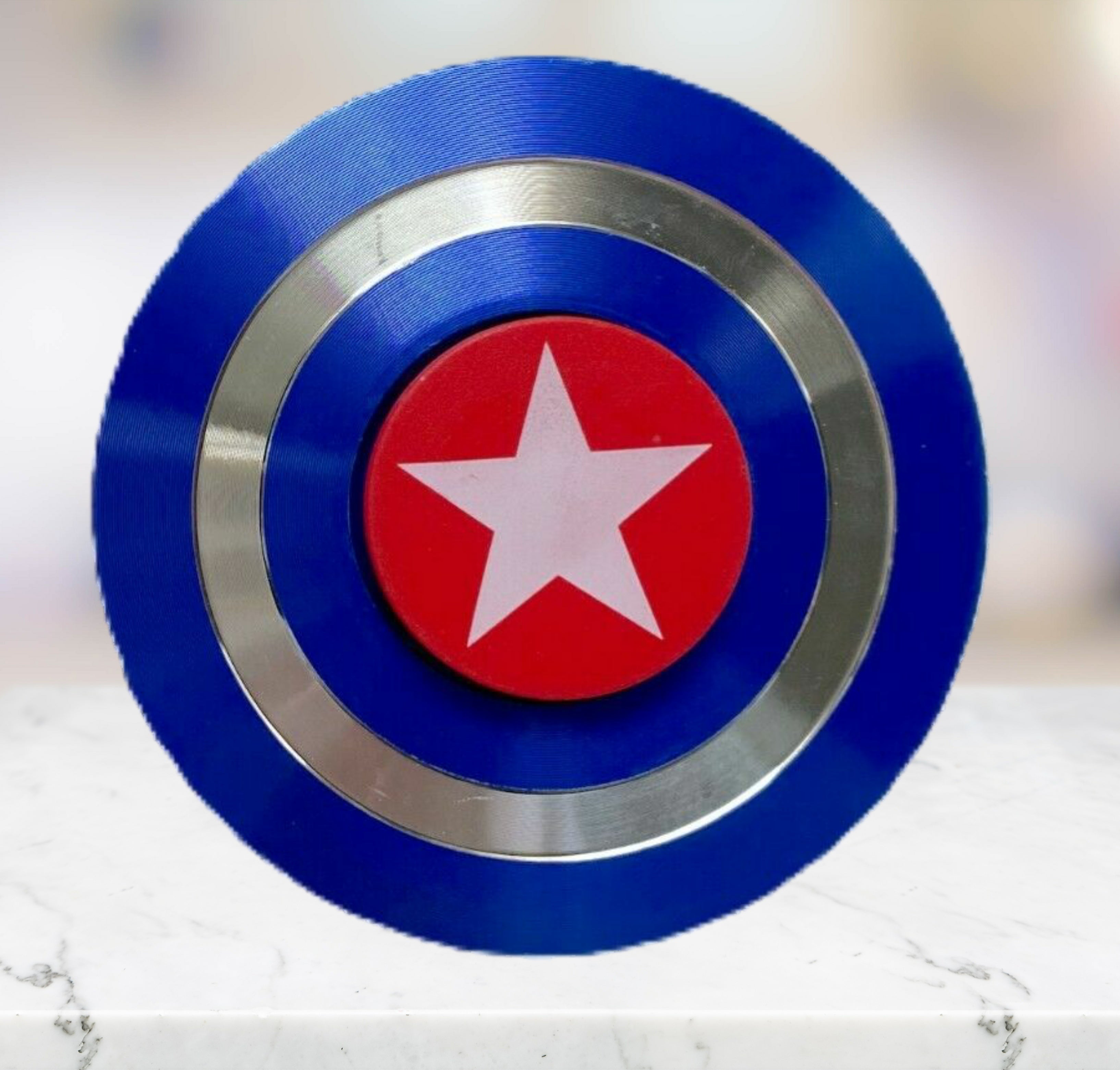 3 Pack Metal Handheld Finger Fidget Spinner Toy Captain America