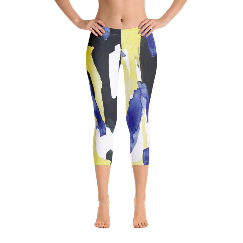 Paint Abstract Leggings, Capris and Shorts