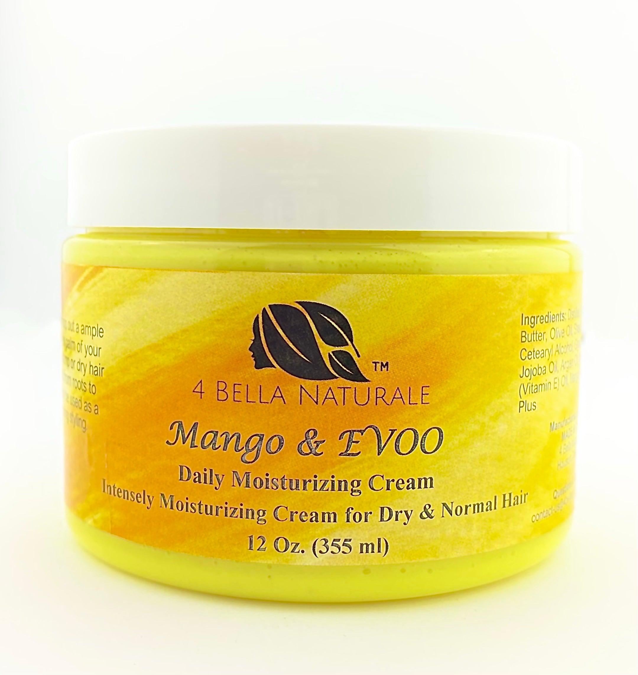 Mango & EVOO Daily Hair Moisturizing Cream | White Blackhaw