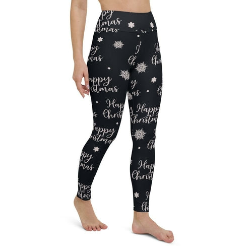 Happy Christmas High Waist Leggings