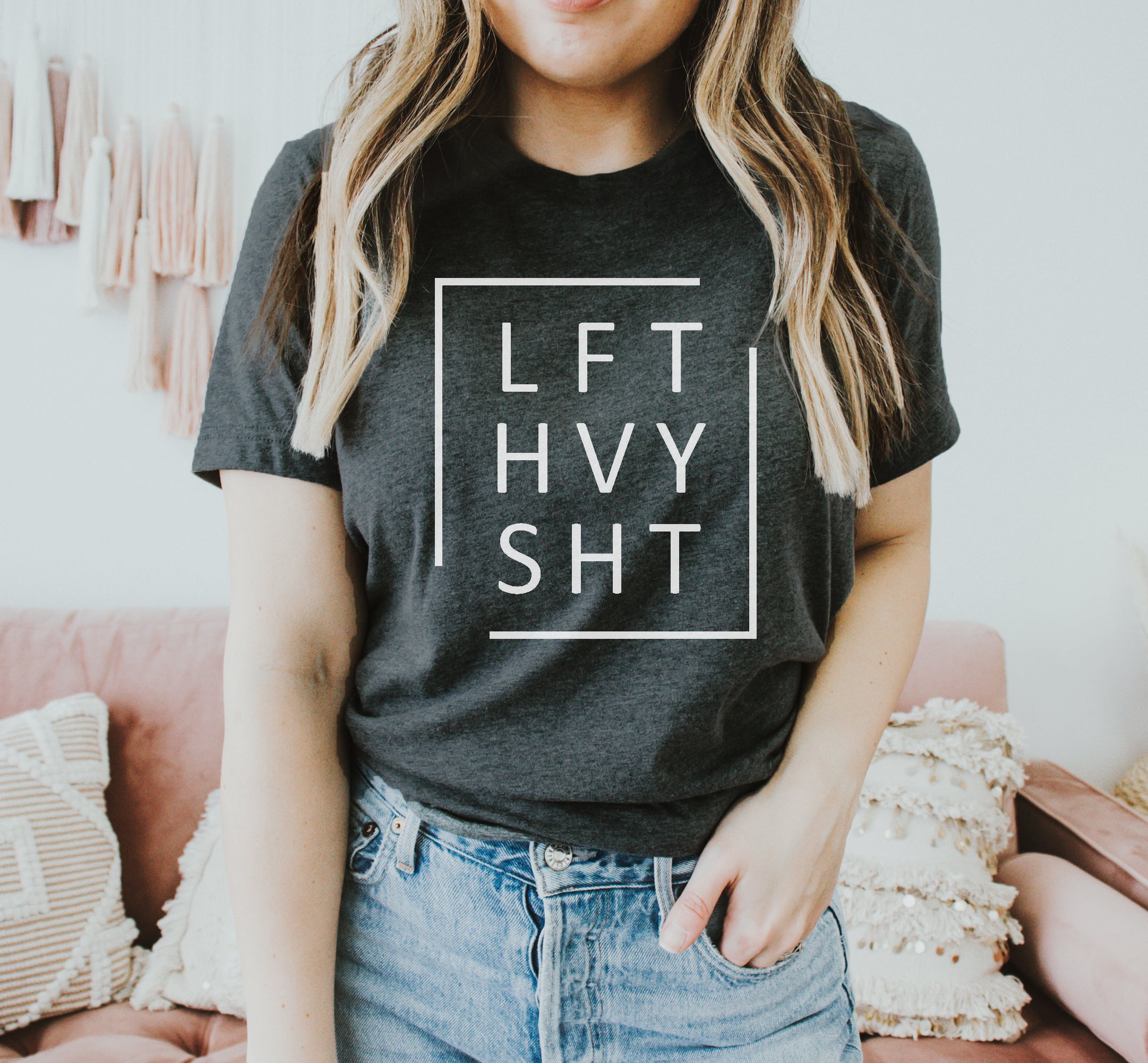 Lift Heavy Sht T-shirt | Agate