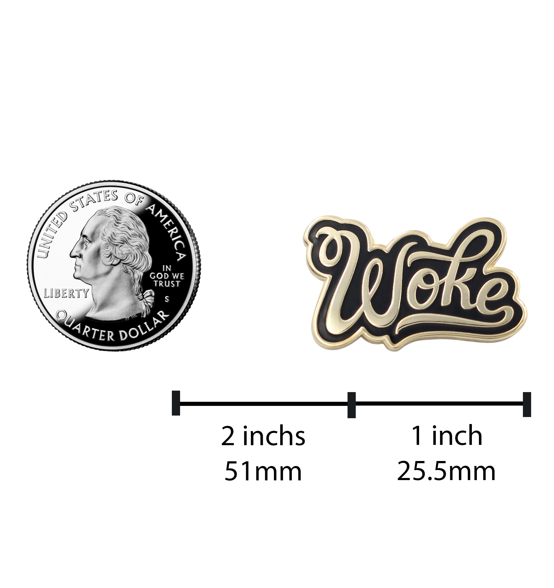 Stay Woke Black Lives Matter Pride Enamel Pin