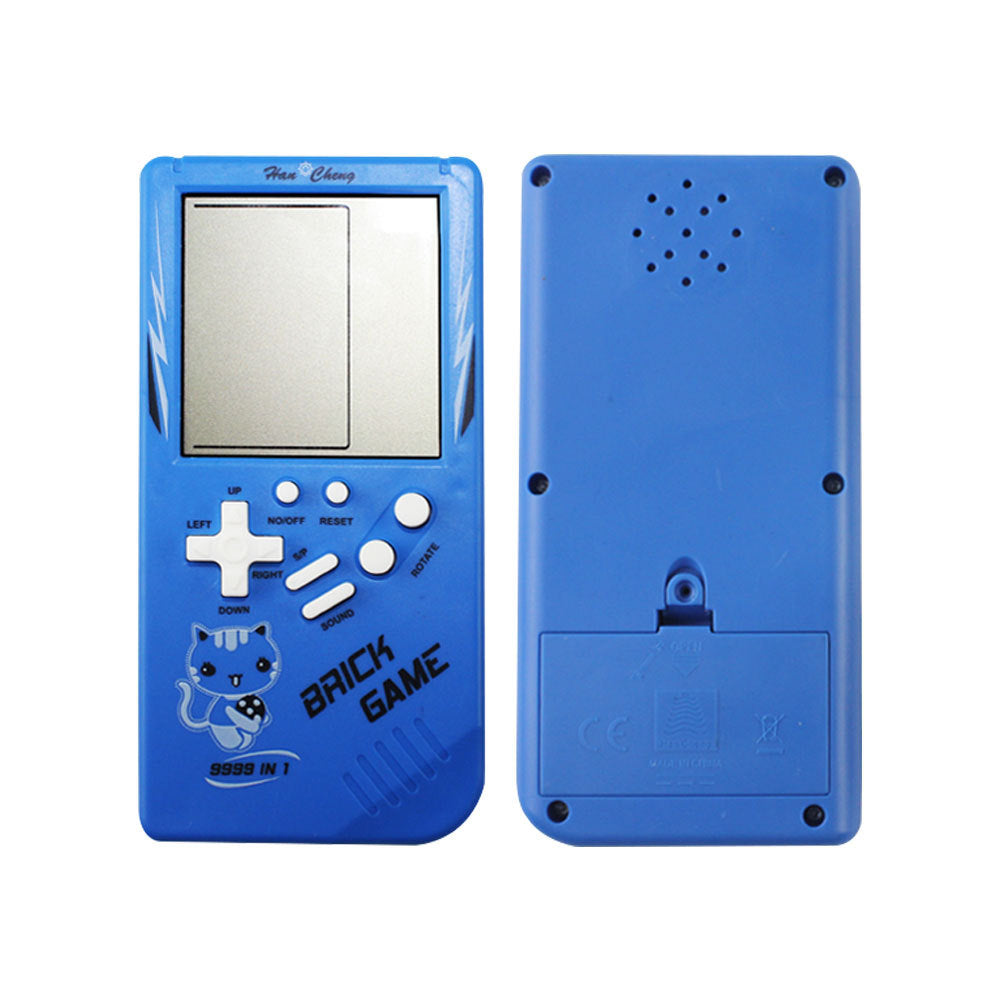 Retro Childhood Tetris Handheld Game Player, Blue