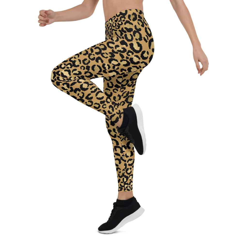 Leopard Print Leggings Seamless