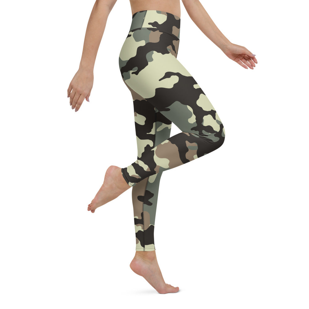 Army Camouflage High Waist Leggings