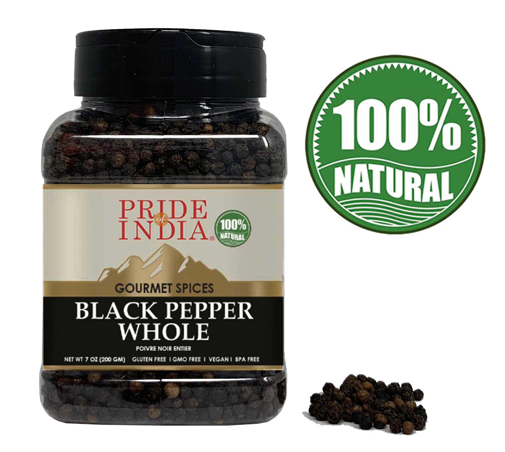 Black Peppercorn Whole - 8 oz