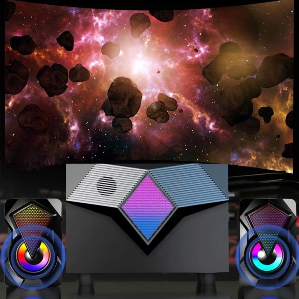 Ninja Dragon RGB Computer Gaming Speakers