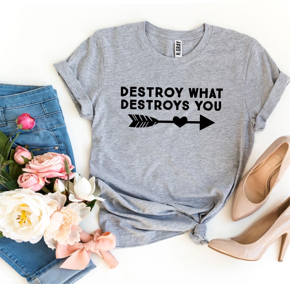 Destroy What Destroys You T-shirt | Agate