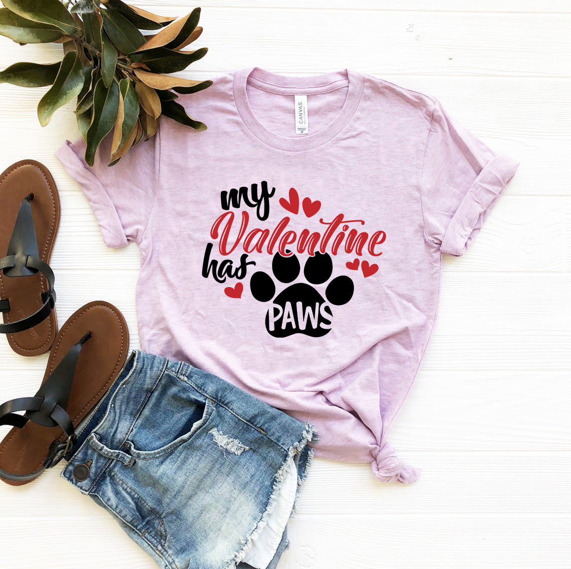 My Valentine Has Paws Shirt