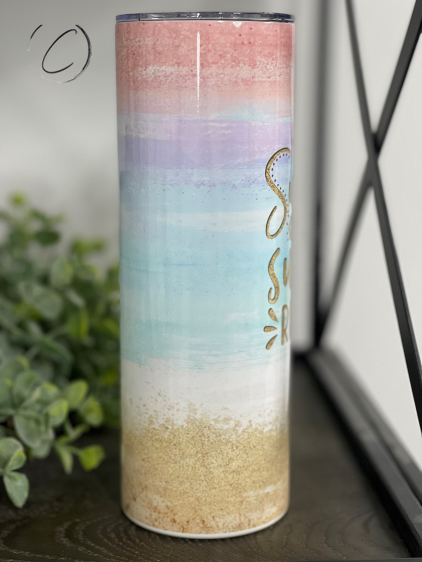 Sunrise, Sunburn 20oz Skinny Tumbler