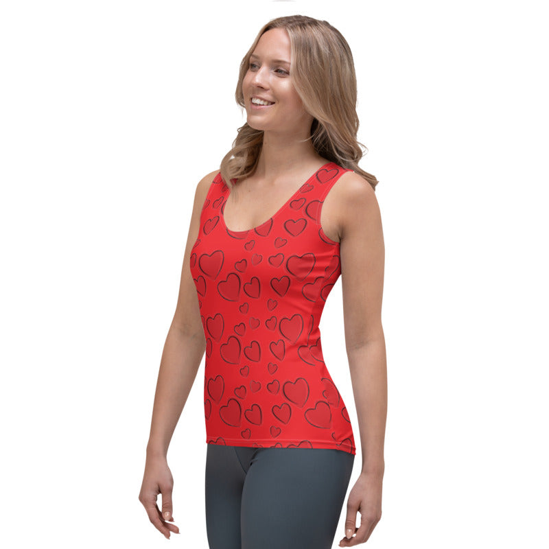 Red Heart Tank Top