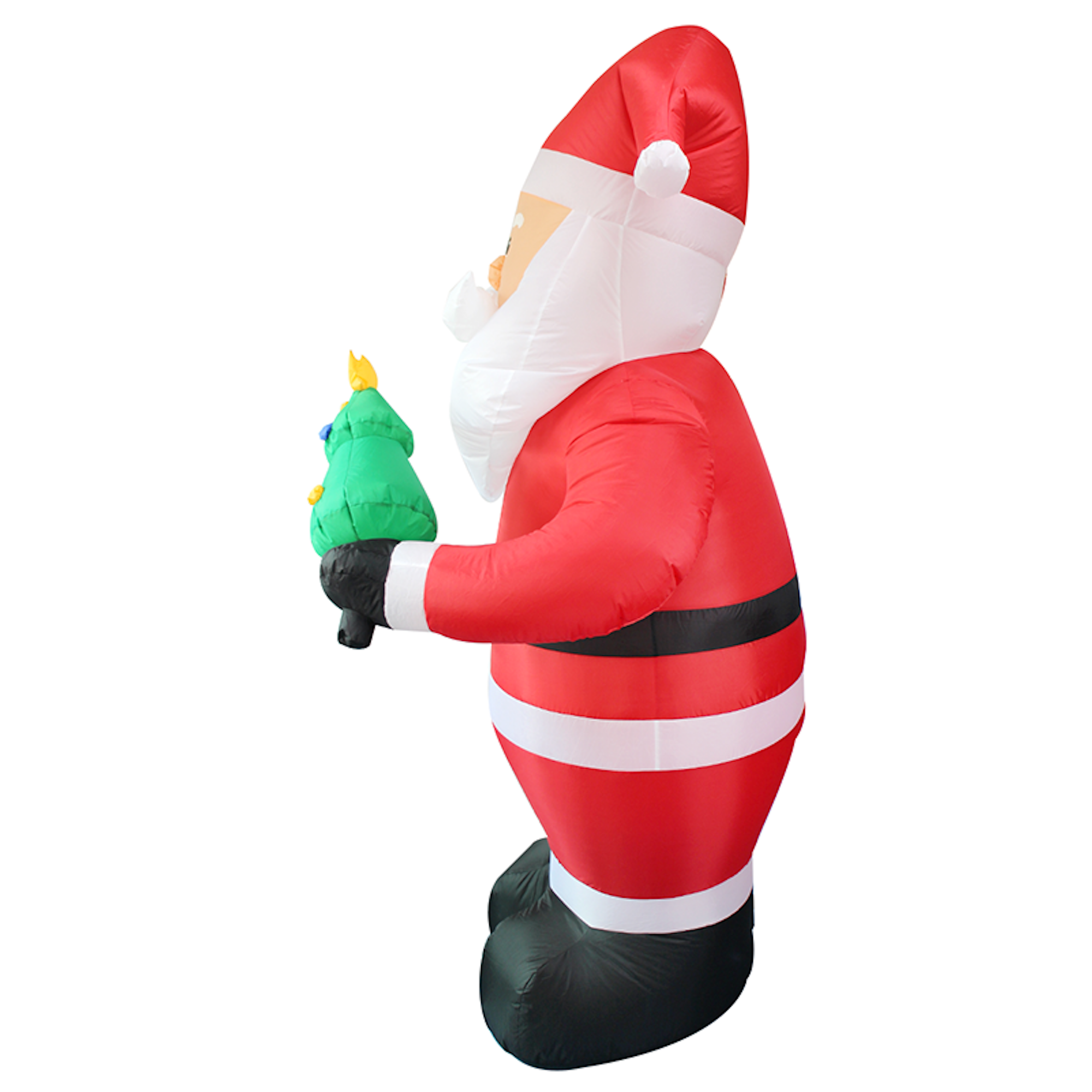 Outdoor Inflatable Santa with Christmas Tree