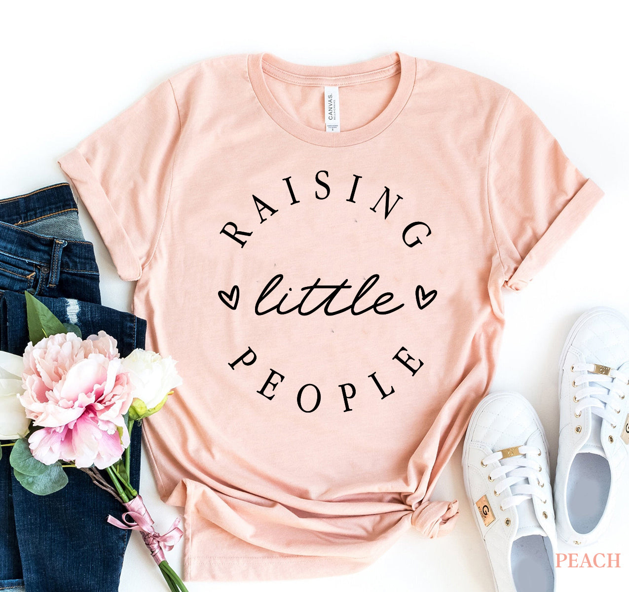 Raising Little People T-shirt | Agate