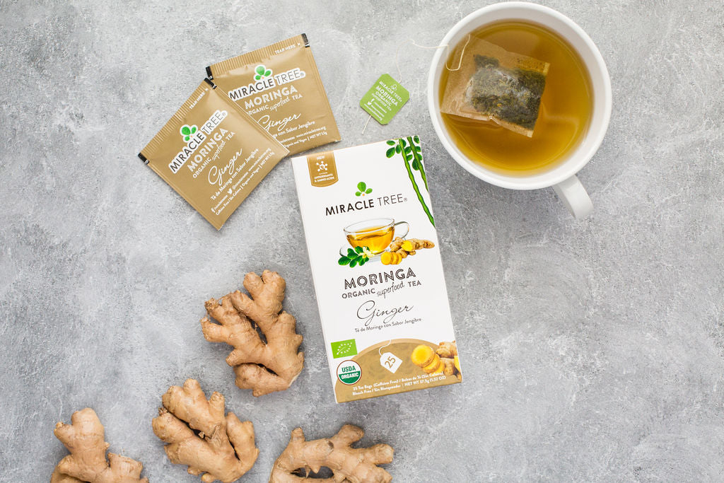 Miracle Tree Organic Moringa Tea Ginger