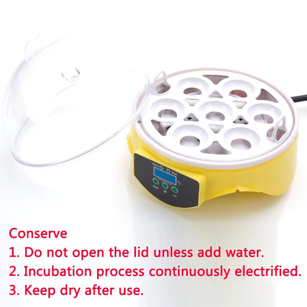 7-Egg Mini Practical Poultry Electric Incubator