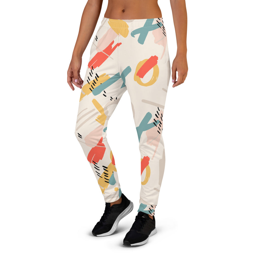 Memphis Pattern Abstract Joggers