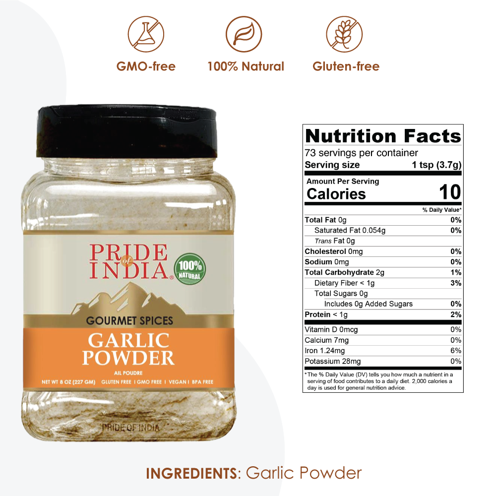 Garlic Fine Ground - 8 oz