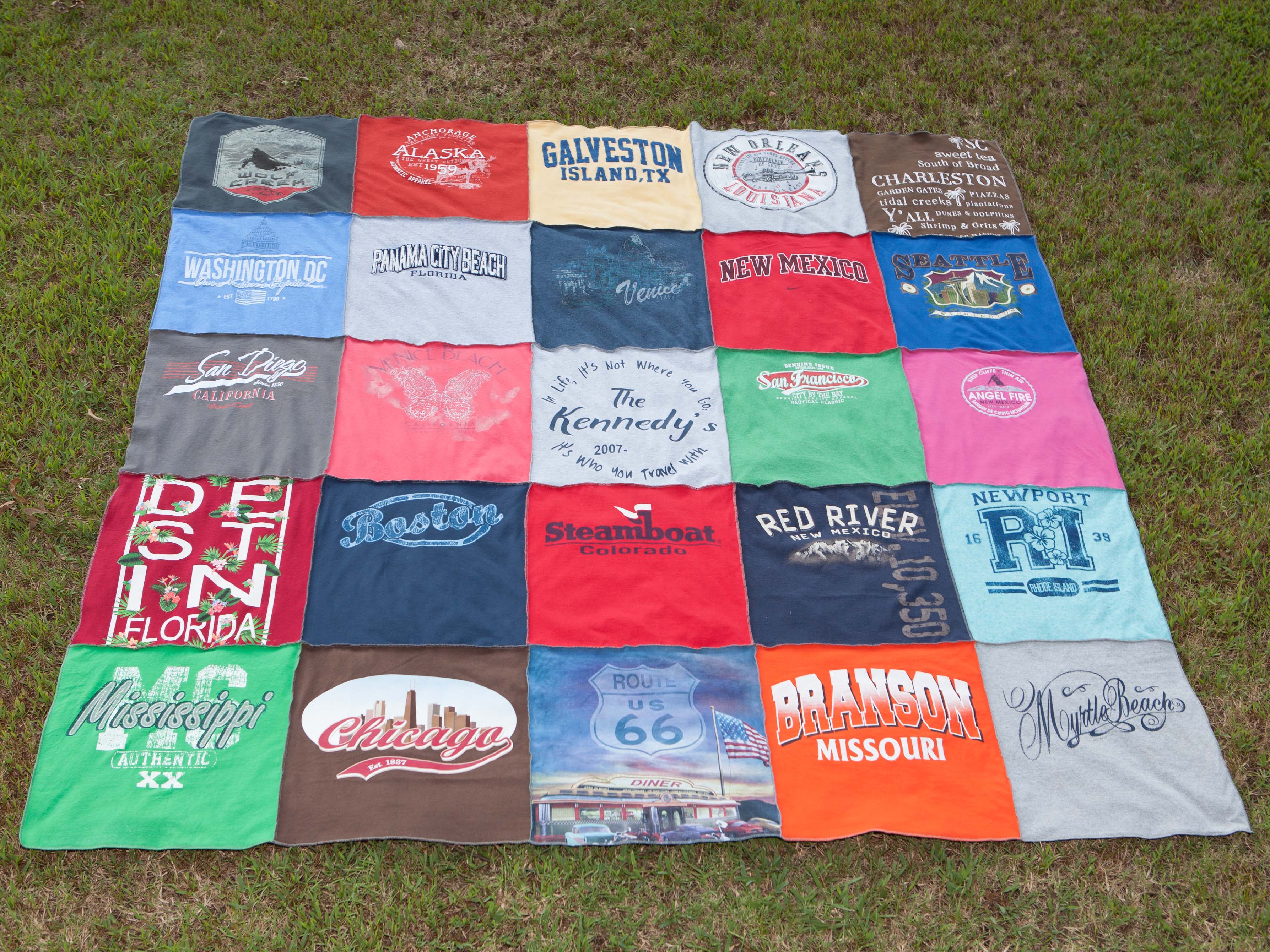 Custom T-shirt Quilt