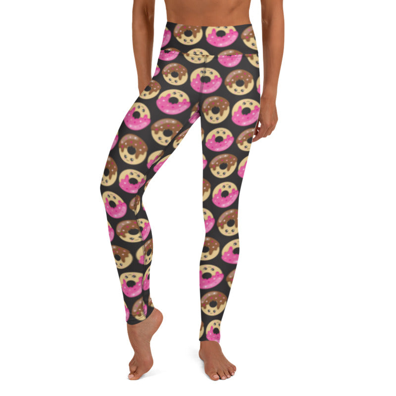 Donut black leggings, Capris and Shorts