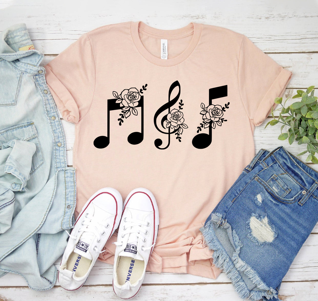 Musical Notes Shirt | Agate