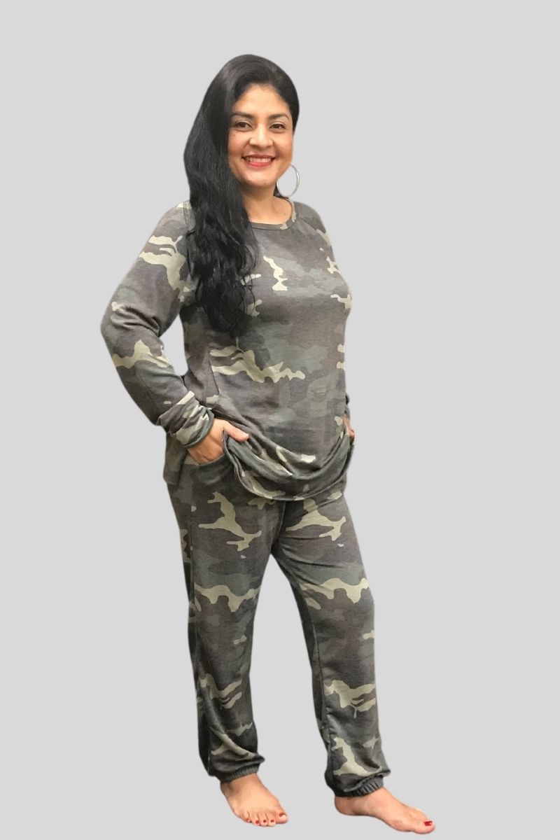 2 Piece camo lounge set, 5790