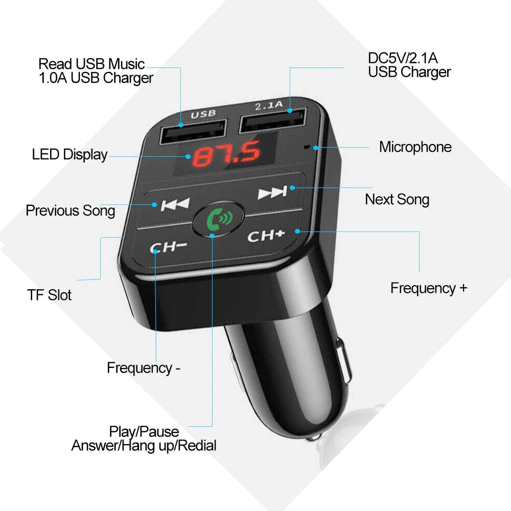 All Purpose Dual USB Car Adaptor Fast Charger