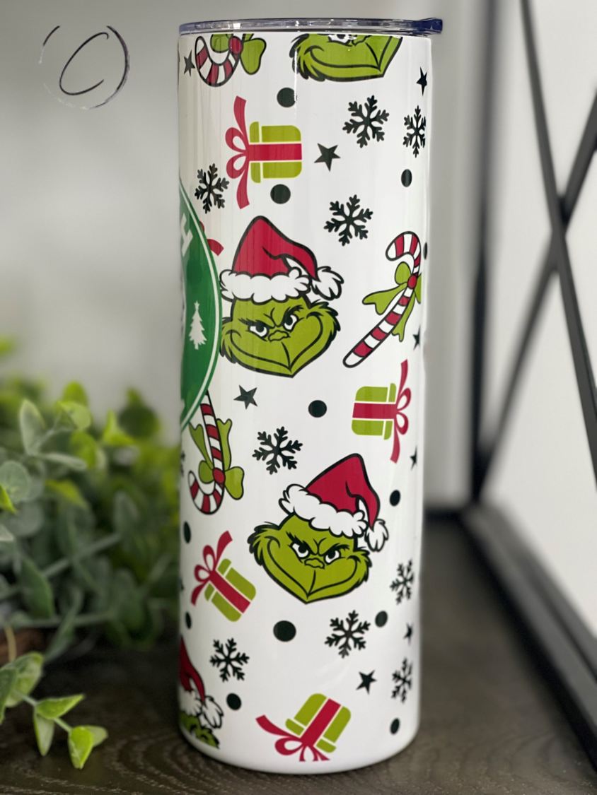 Grinch Fuel 20oz Skinny Tumbler