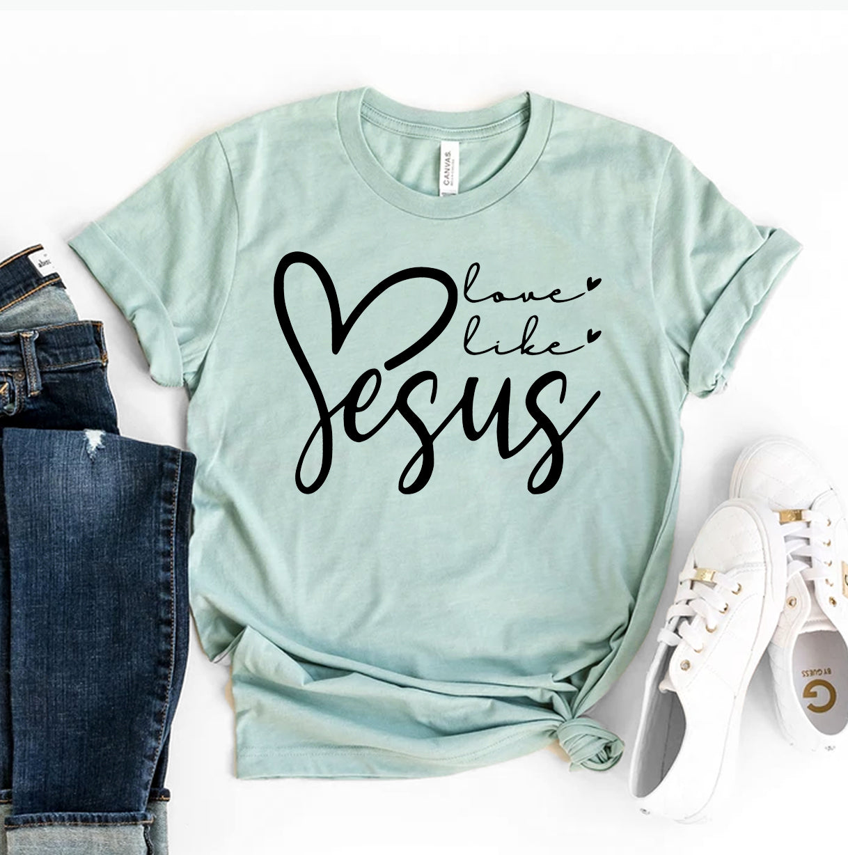 Live Love Jesus T-shirt | Agate