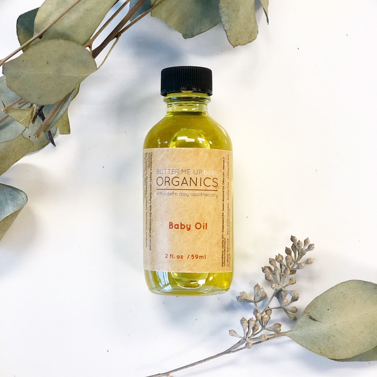 Organic Gentle Baby Oil | White Smokey