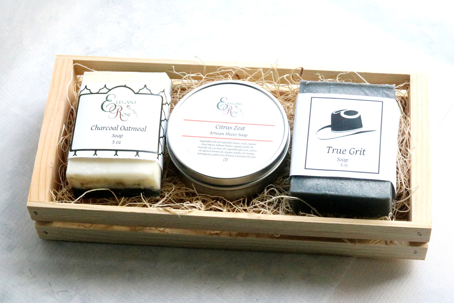 Mens Gift Set - Natural Soap Gift | Maroon Oliver