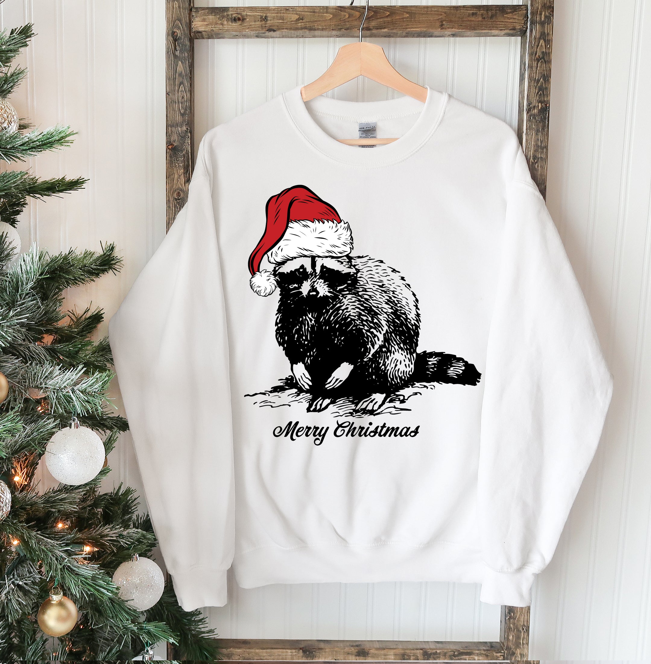 Racoon Christmas Sweatshirt