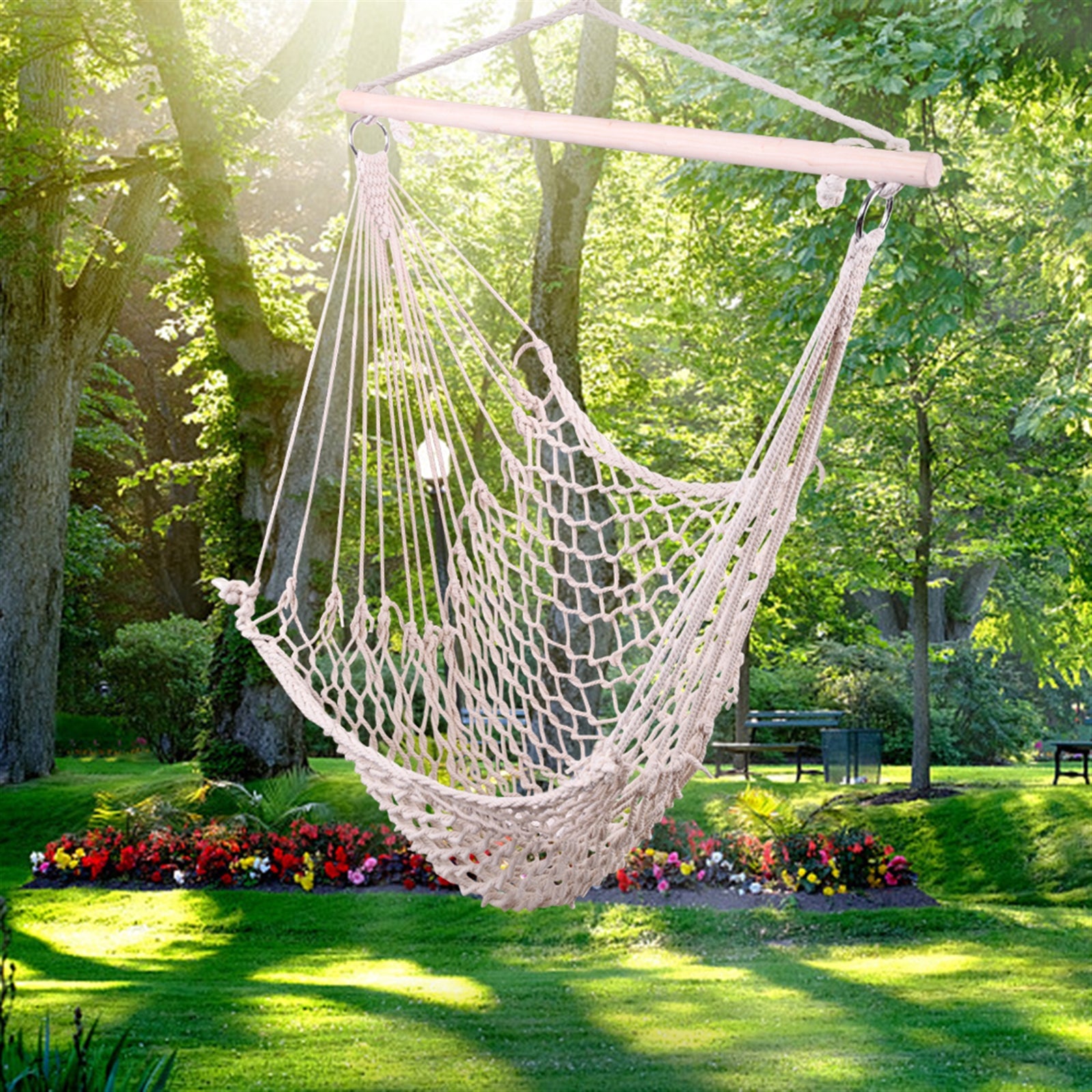 Hanging Rope Air/Sky Chair Swing | Lilac Milo