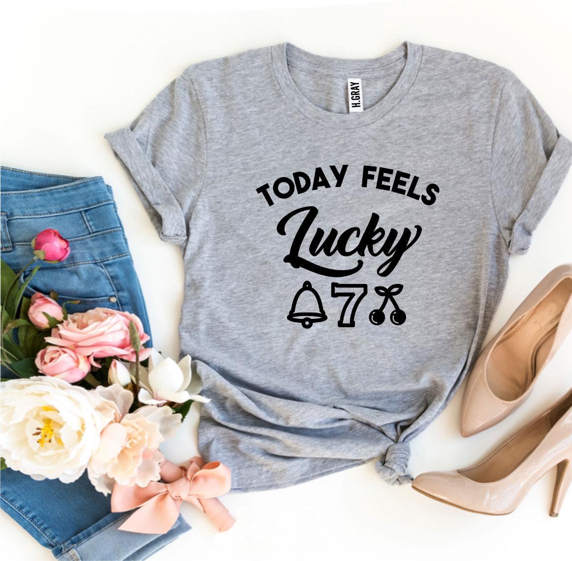 Today Feels Lucky T-shirt | Agate