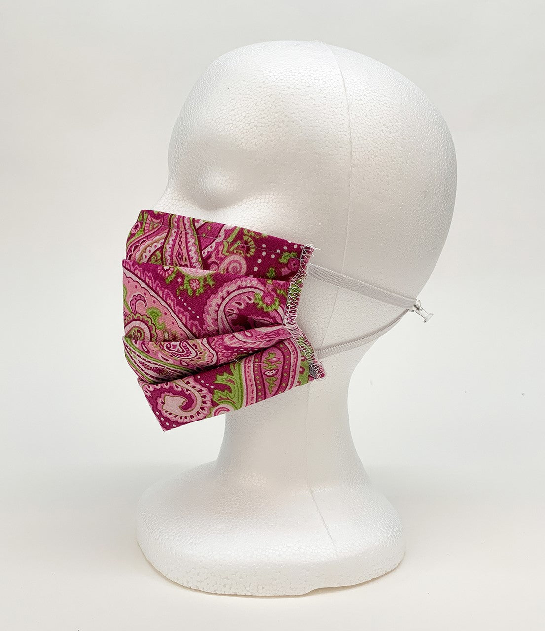 Ships Today! Face Mask Made in USA, 100 % Cotton Fabric - Merlot