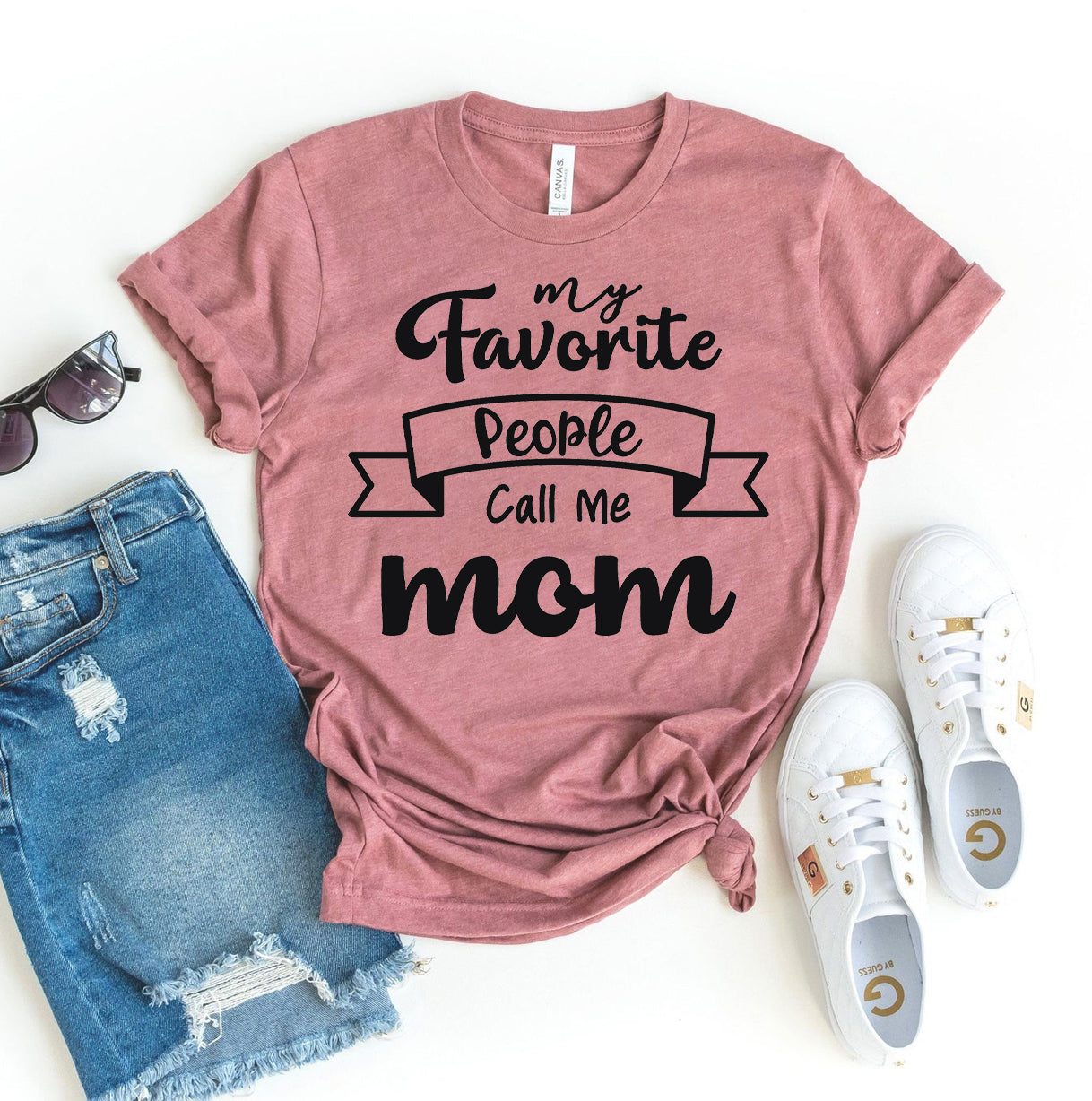 My Favorite People Call Me Mom T-shirt | Agate