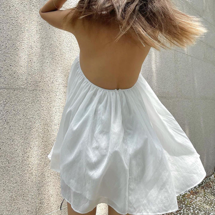 Summer Sexy Loose Backless Dress