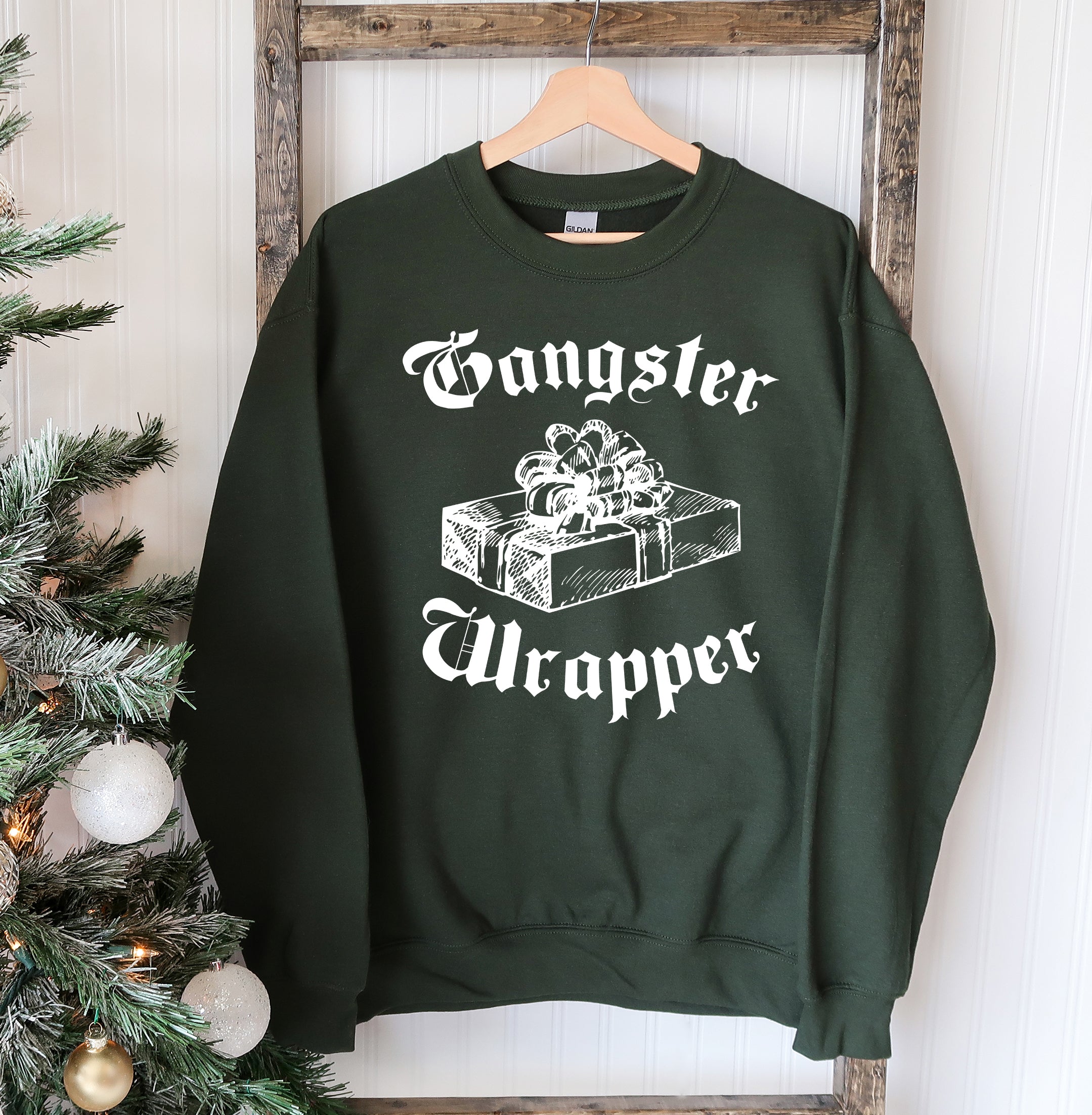 Gangsta Wrapper Christmas Sweatshirt