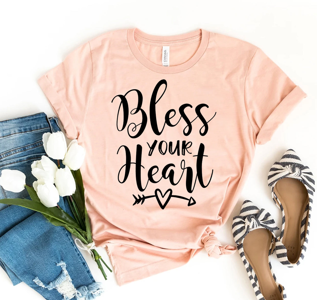 Bless Your Heart T-shirt | Agate