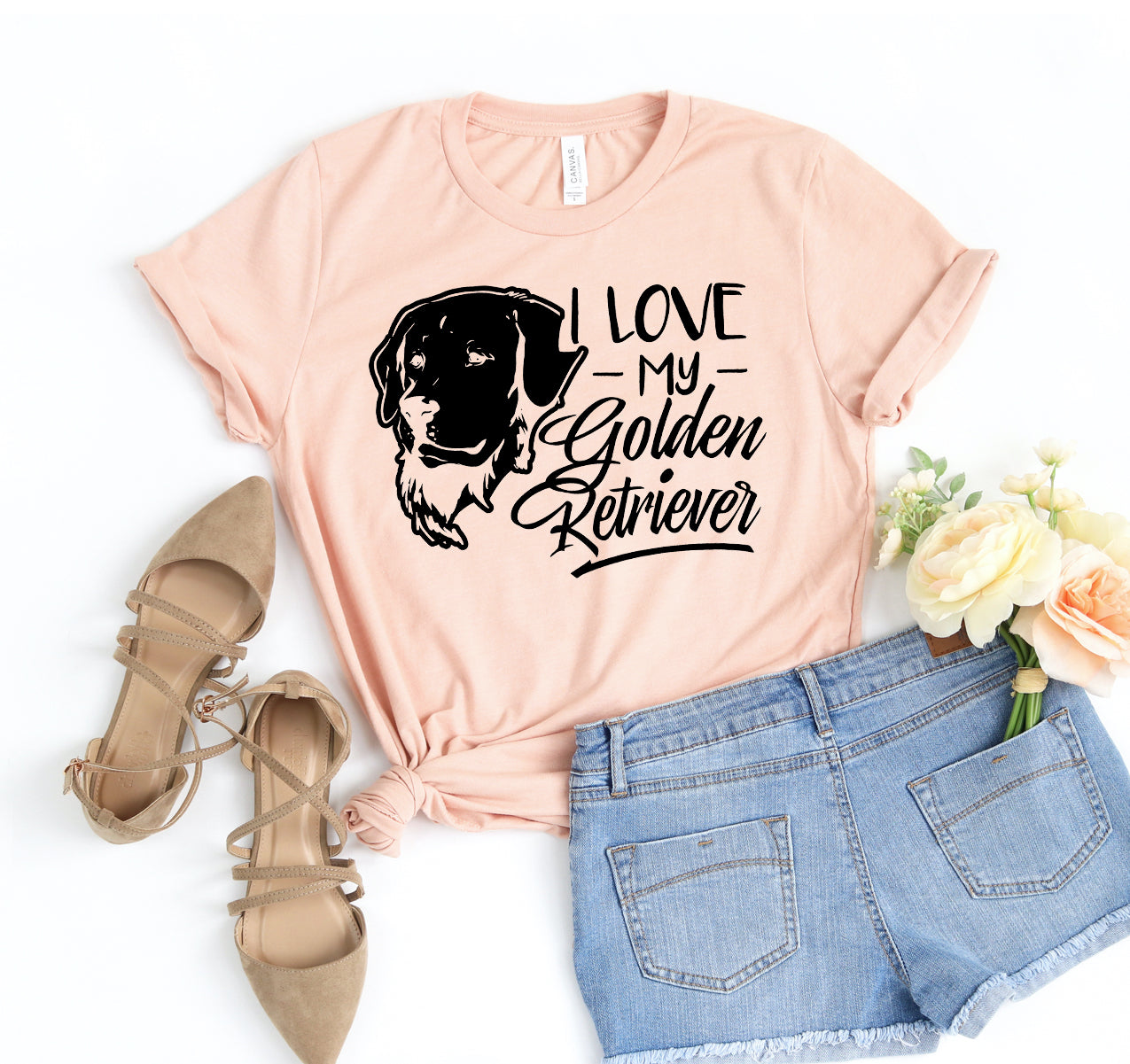 "I Love My Golden Retriever" T-shirt