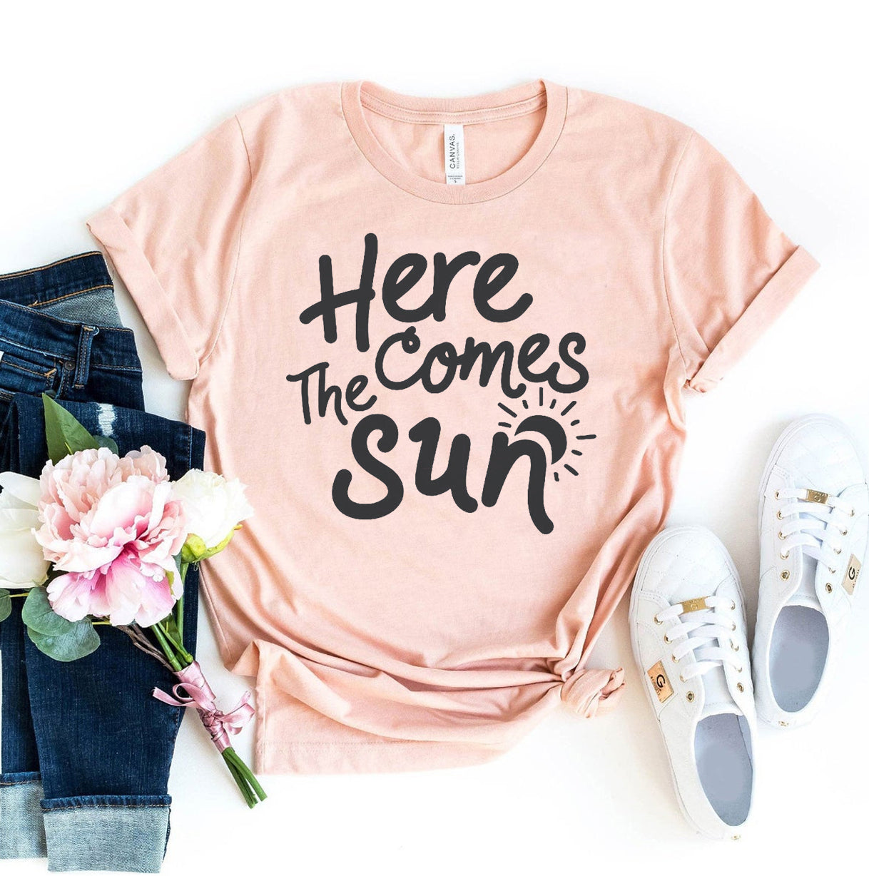 Here Comes The Sun T-shirt | Agate