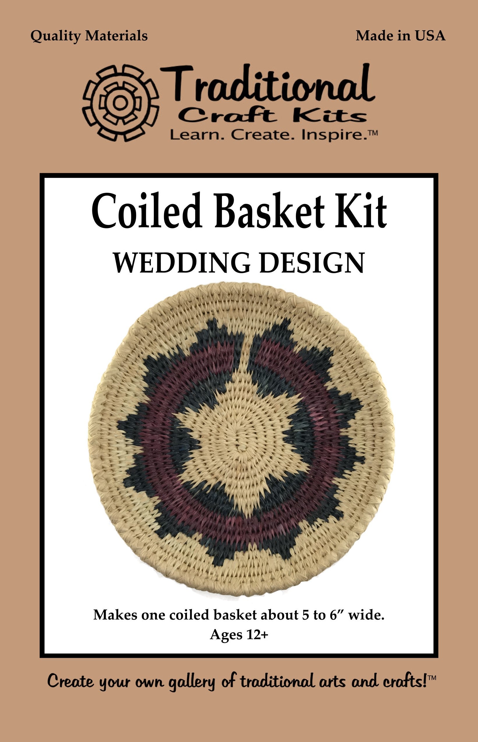 Coiled Basket Kit - Wedding Design