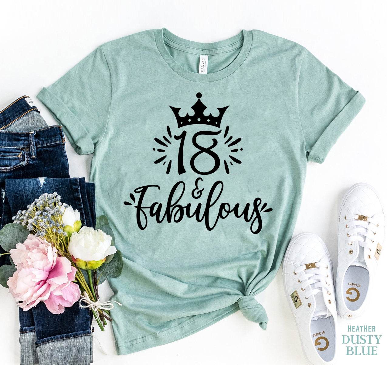 Eighteen & Fabulous T-shirt | Agate