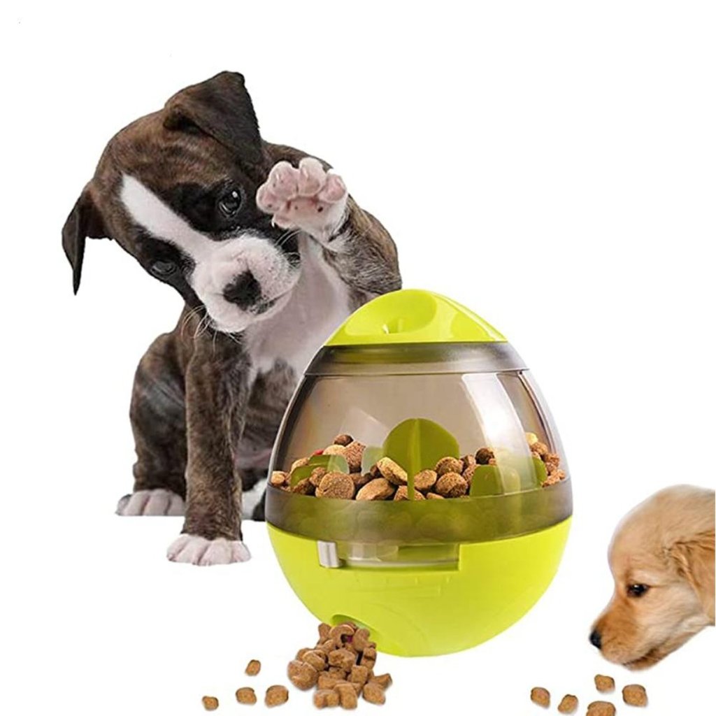 Dogs and Cats Food Dispenser Tumbler | Yellow Pandora
