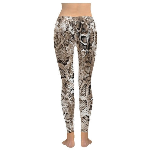 Snake Print Leggings, Capris, Shorts