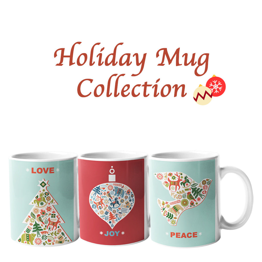 Christmas Gift Coffee Mugs Set