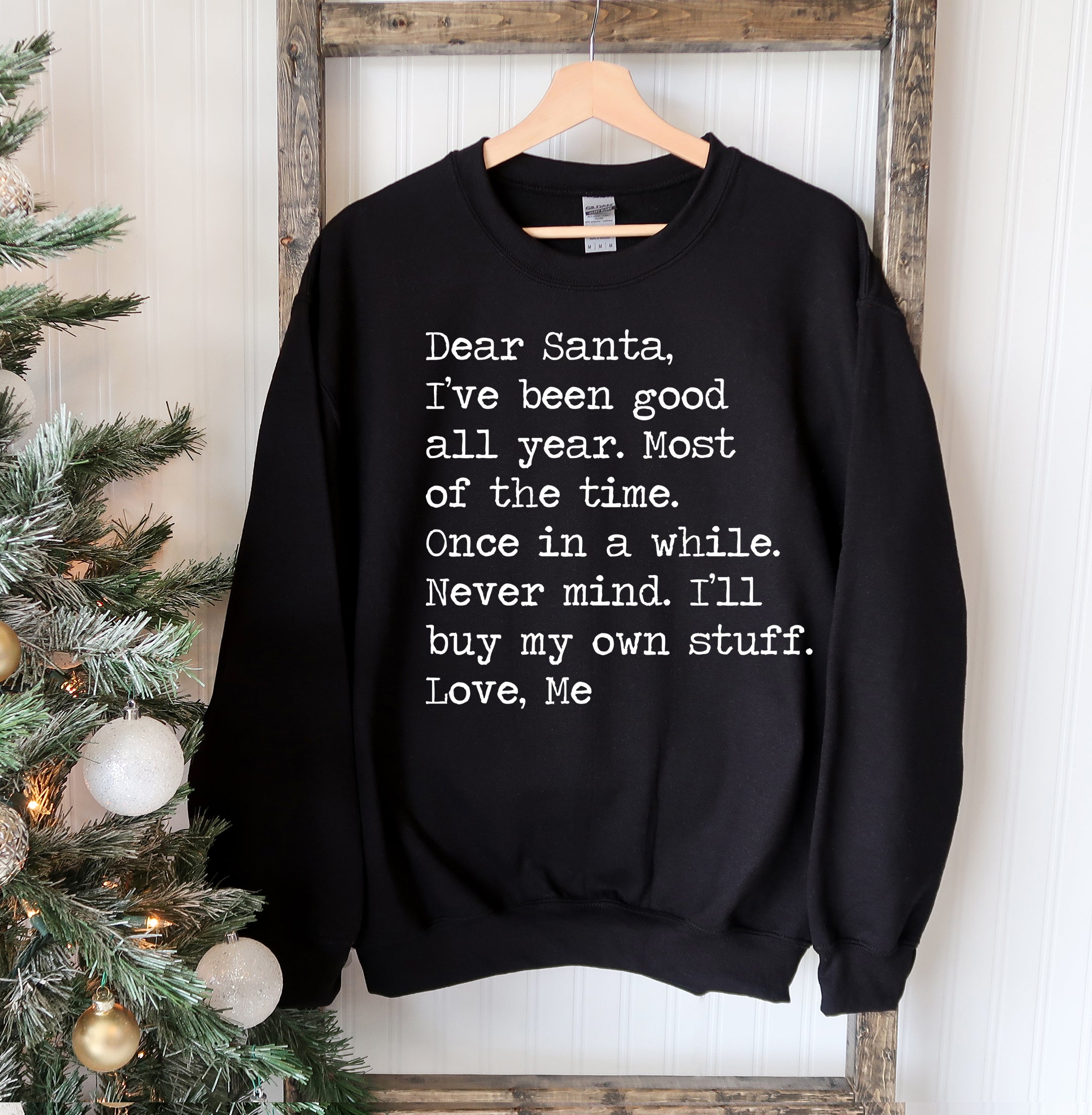 "Dear Santa" Christmas Sweatshirt